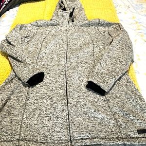 Calvin Klein performance jacket.  Detachable Hood.